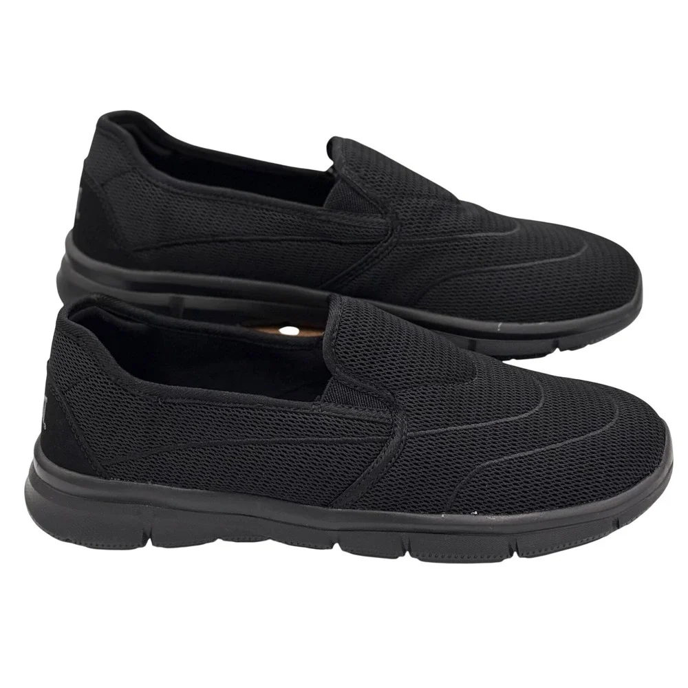 Everlast Black Mesh Slip On Memory Foam Footbed Athletic Shoes Men's‎ Size 11
